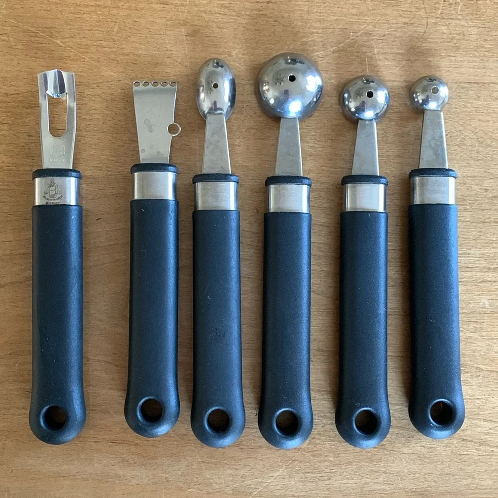 Messermeister 6 Piece Stainless Steel Garnishing Set